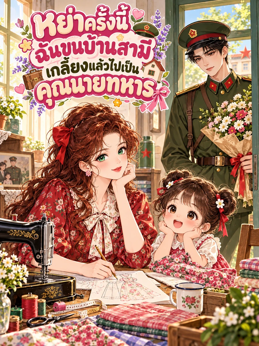 ปก (จบแล้ว) หย่าครั้งนี้ ฉันขนบ้านสามีเกลี้ยงแล้วไปเป็นคุณนายทหาร