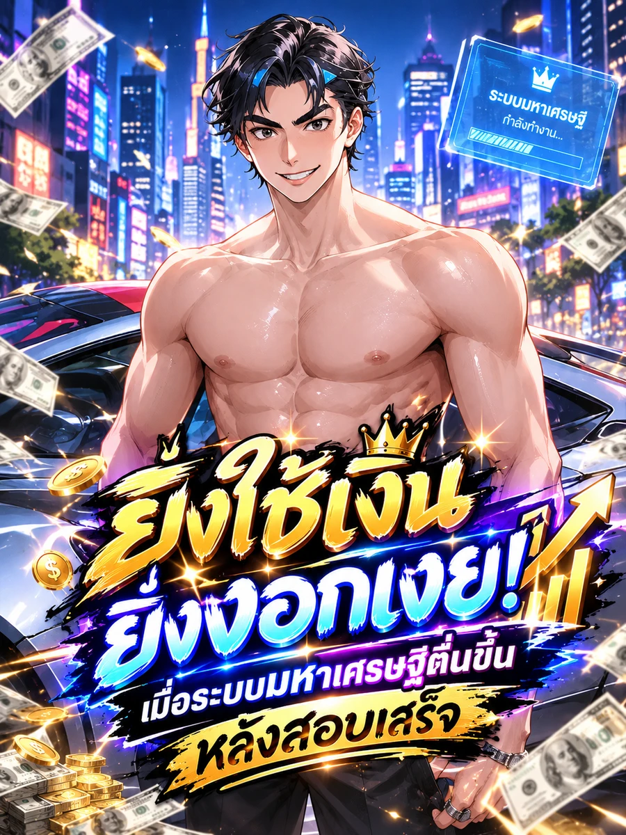 ปก (จบแล้ว) ยิ่งใช้เงินยิ่งงอกเงย! เมื่อระบบมหาเศรษฐีตื่นขึ้นหลังสอบเสร็จ