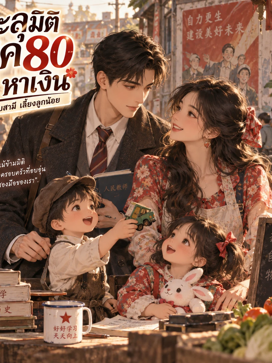 ปก ทะลุมิติยุค80 หาเงิน จีบสามี เลี้ยงลูก