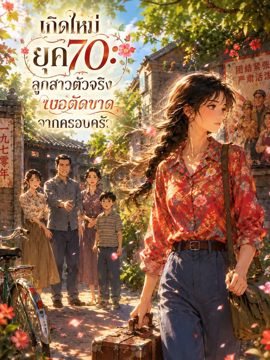 ปก เกิดใหม่ยุค70: ลูกสาวตัวจริงขอตัดขาดจากครอบครัว