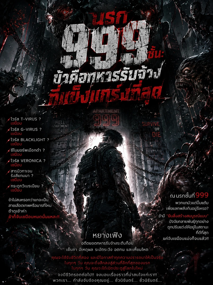 ปก นรก 999 ชั้น: ข้าคือทหารรับจ้างที่แข็งแกร่งที่สุด