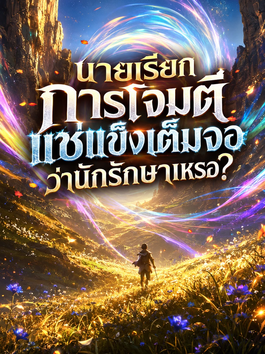 ปก นายเรียกการโจมตีแช่แข็งเต็มจอว่านักรักษาเหรอ?