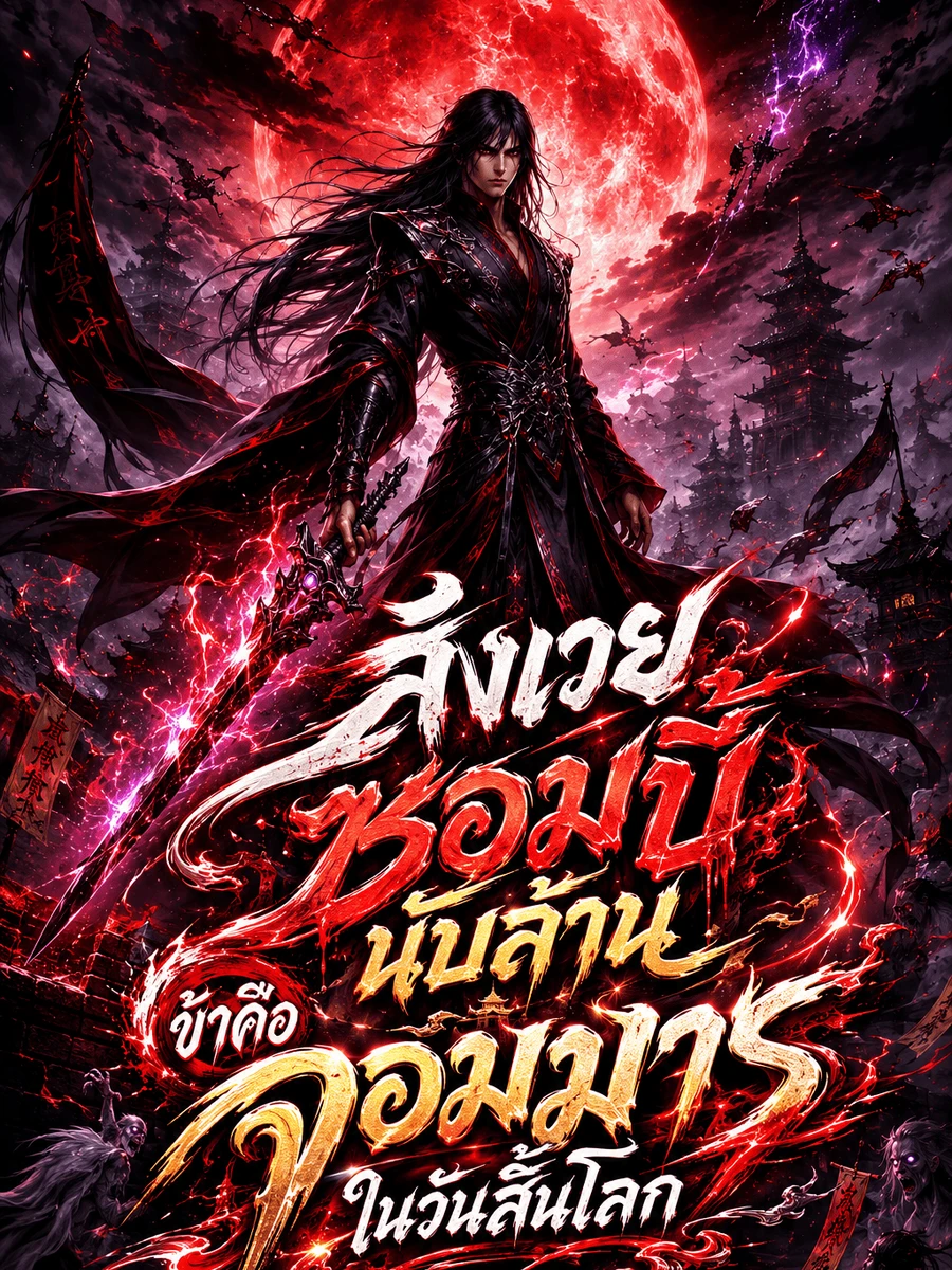 ปก สังเวยซอมบี้นับล้าน ข้าคือจอมมารในวันสิ้นโลก