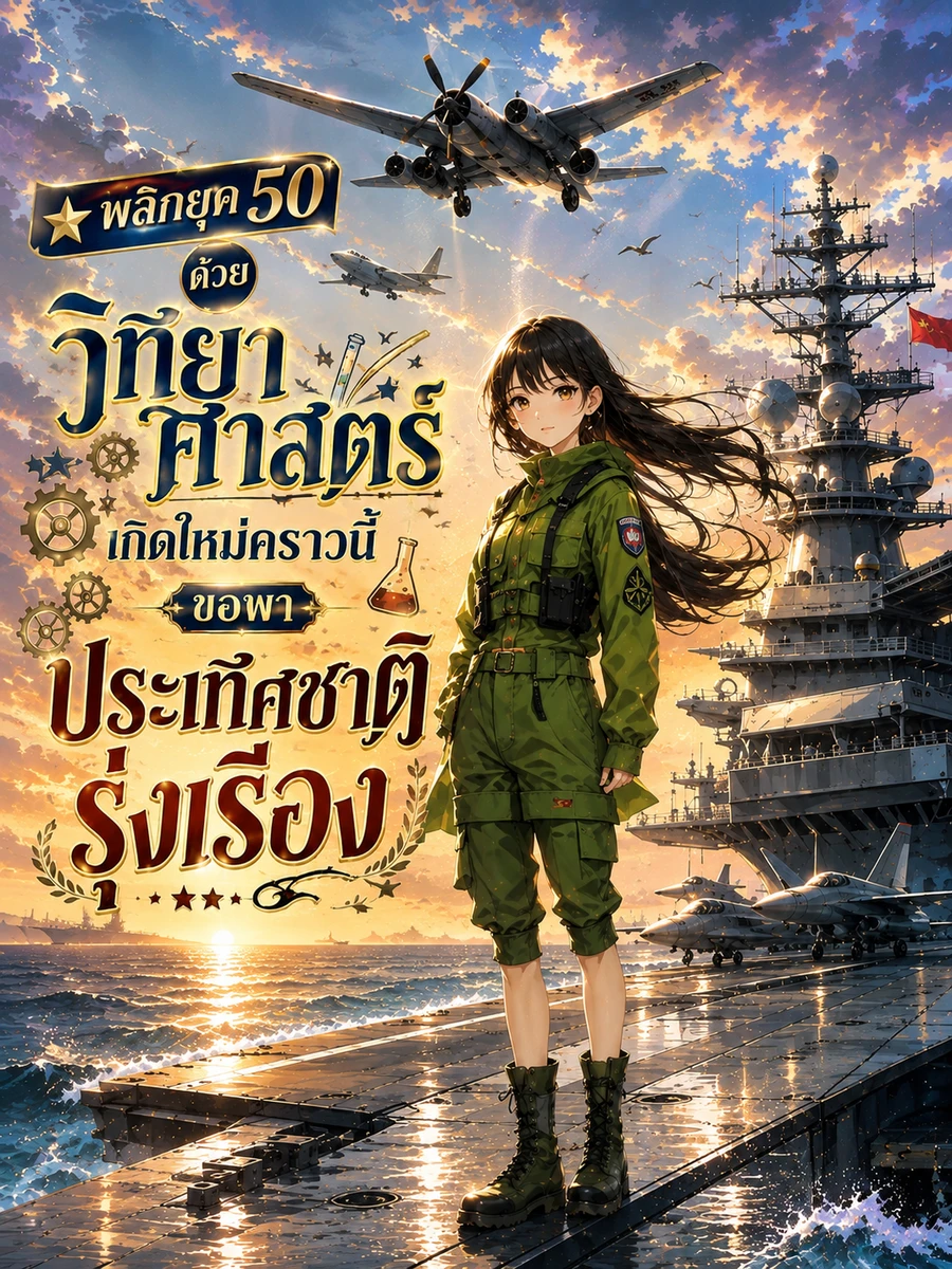 ปก (จบแล้ว) พลิกยุค 50 ด้วยวิทยาศาสตร์ : เกิดใหม่คราวนี้ขอพาประเทศชาติรุ่งเรือง