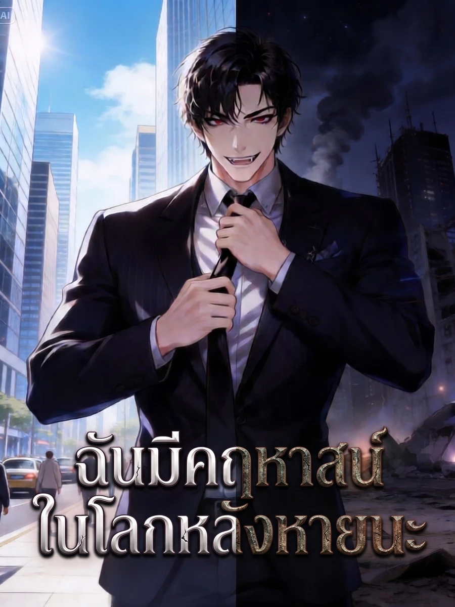 ปก ฉันมีคฤหาสน์ในโลกหลังหายนะ (นิยาย)