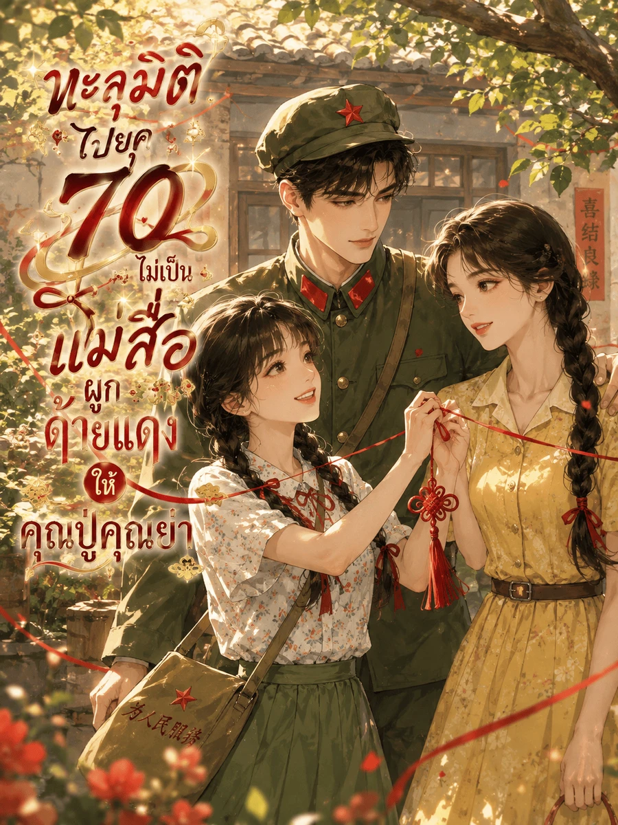 ปก [จบแล้ว] ทะลุมิติไปยุค 70 ไปเป็นแม่สื่อผูกด้ายแดงให้คุณปู่คุณย่า