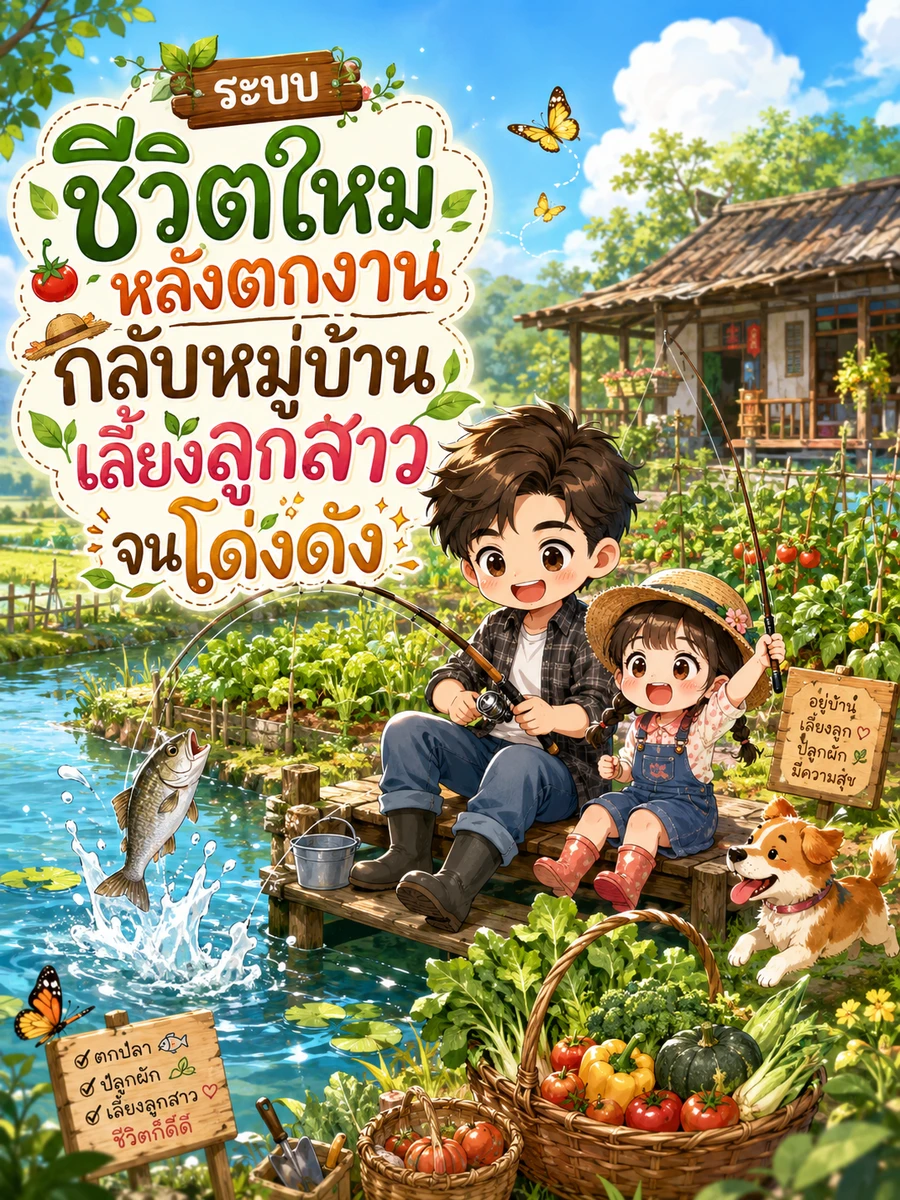 ปก ระบบ ชีวิตใหม่หลังตกงาน กลับหมู่บ้านเลี้ยงลูกสาวจนโด่งดัง