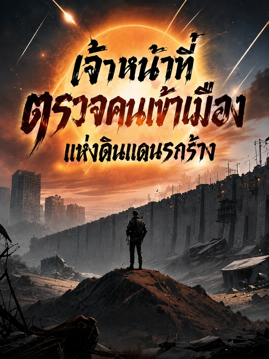 ปก [ชนต้นฉบับ] เจ้าหน้าที่ตรวจคนเข้าเมืองแห่งดินแดนรกร้าง