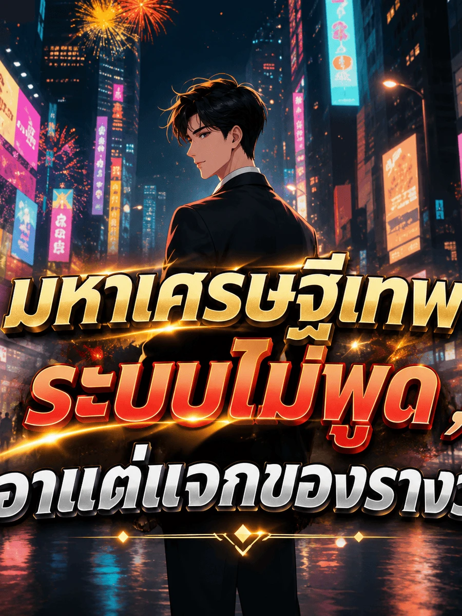 ปก มหาเศรษฐีเทพ: ระบบไม่พูด เอาแต่แจกของรางวัล