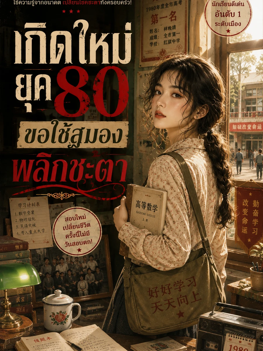 ปก [ อ่านฟรี 99 ตอน จบแล้ว] เกิดใหม่ยุค 80 ขอใช้สมองพลิกชะตา