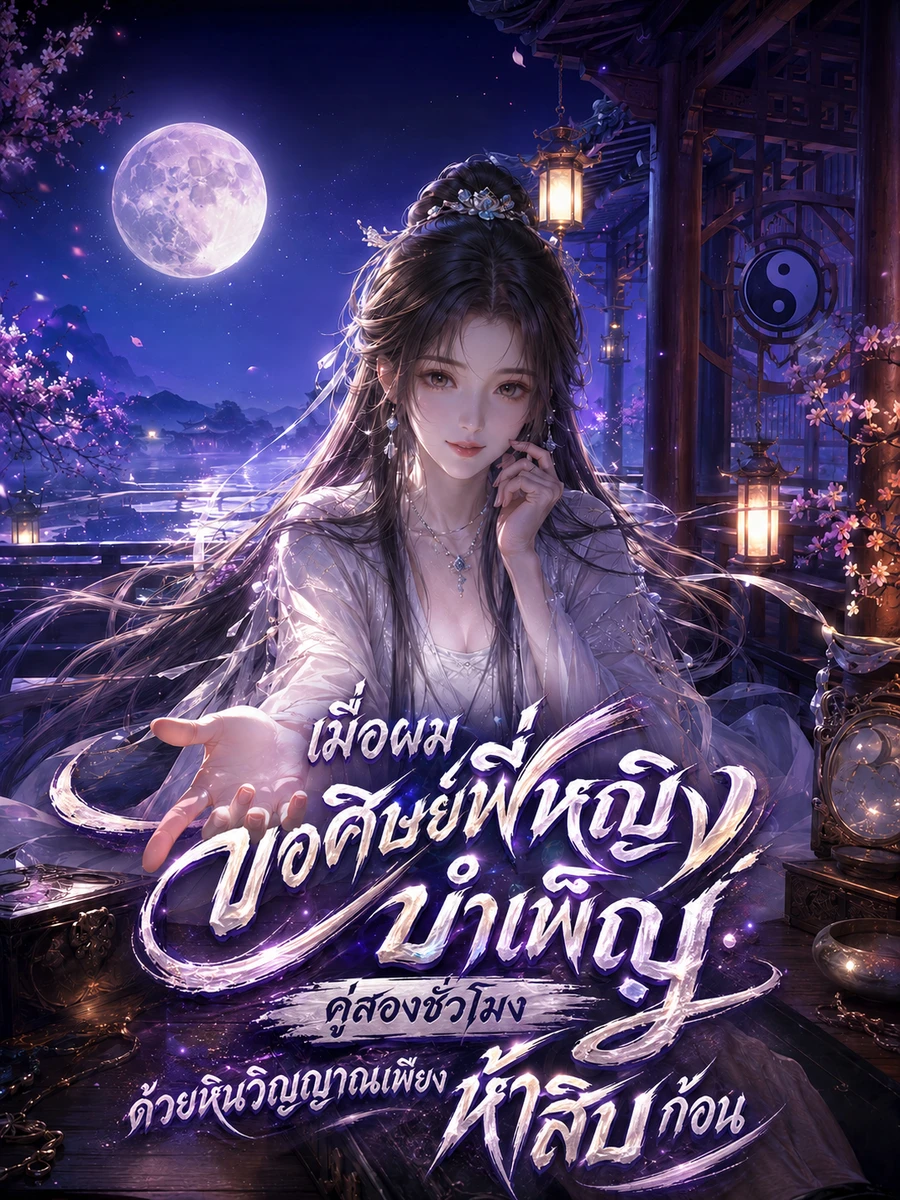 ปก เมื่อผมขอศิษย์พี่หญิงบําเพ็ญคู่สองชั่วโมง ด้วยหินวิญญาณเพียงห้าสิบก้อน