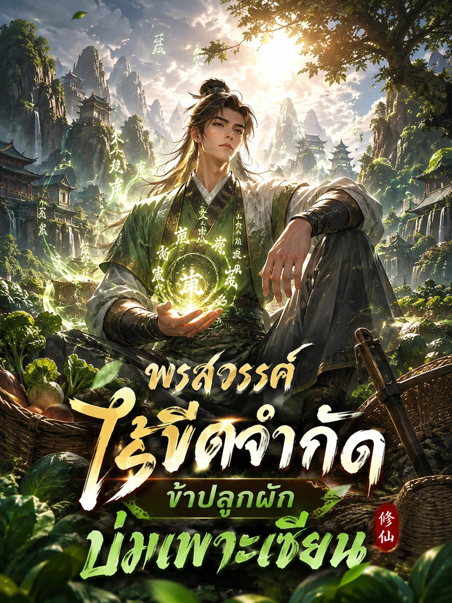 ปก พรสวรรค์ไร้ขีดจํากัด ข้าปลูกผักบ่มเพาะเซียน