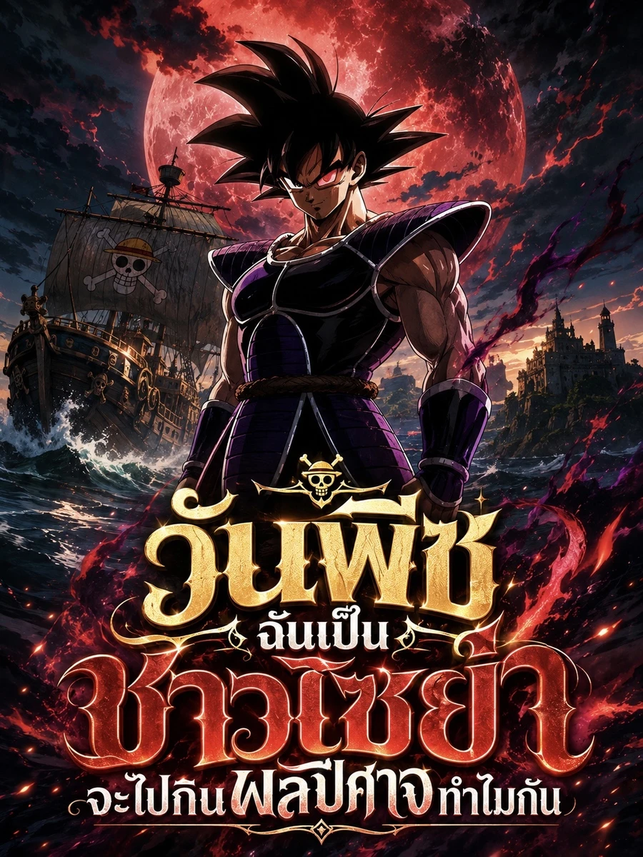 ปก วันพีซ ฉันเป็นชาวไซย่า จะไปกินผลปีศาจทําไมกัน