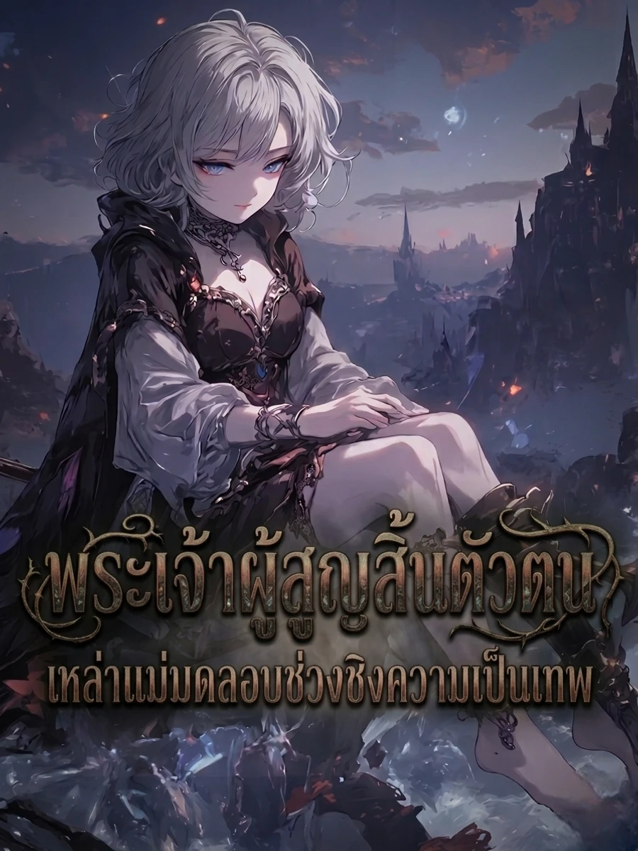 ปก พระเจ้าผู้สูญสิ้นตัวตน เหล่าแม่มดลอบช่วงชิงความเป็นเทพ