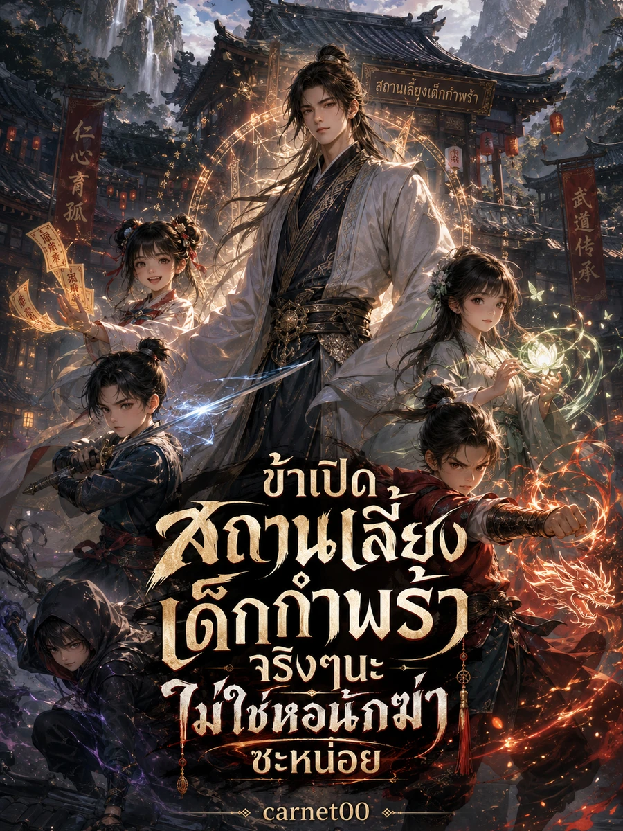 ปก ข้าเปิดสถานเลี้ยงเด็กกําพร้าจริงๆนะ ไม่ใช่หอนักฆ่าซะหน่อย