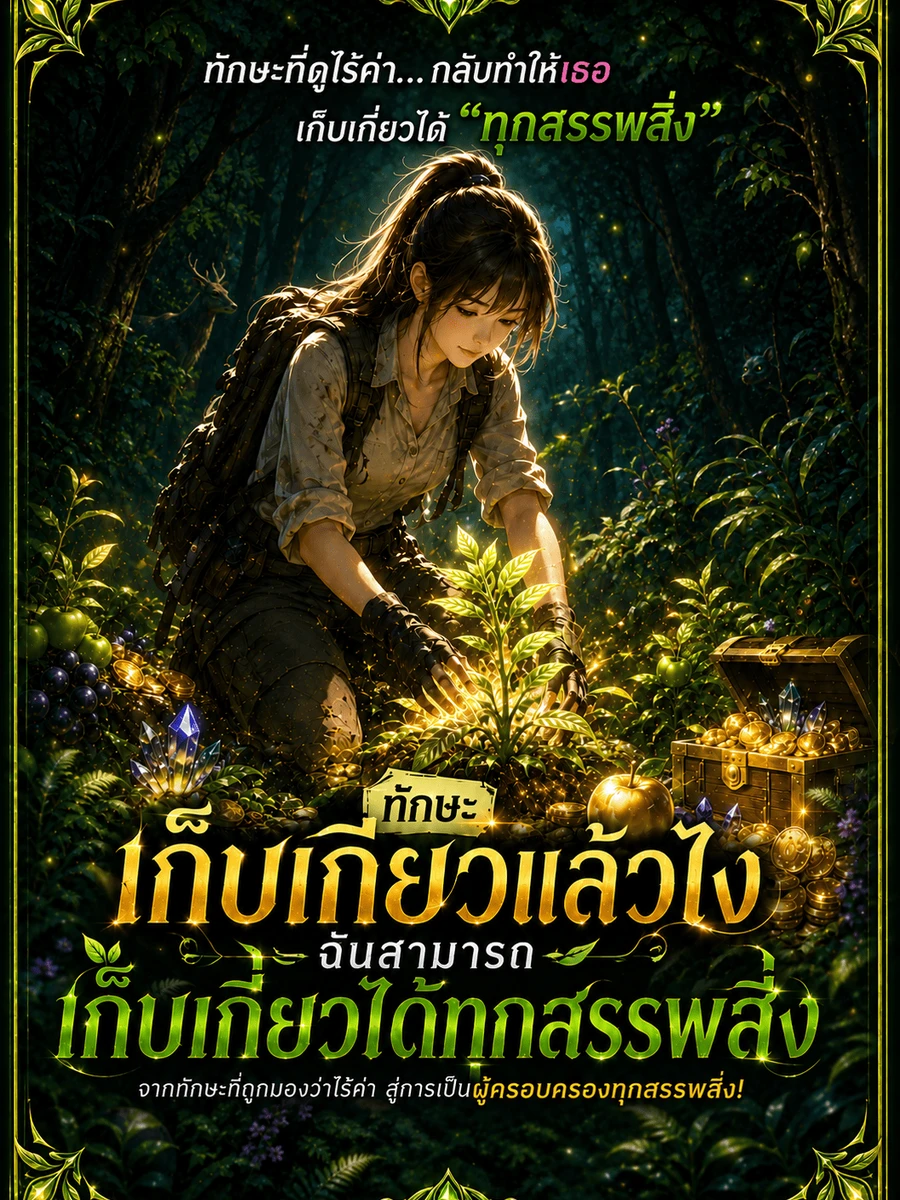ปก ทักษะเก็บเกี่ยวแล้วไง ฉันสามารถเก็บเกี่ยวได้ทุกสรรพสิ่ง [จบ]