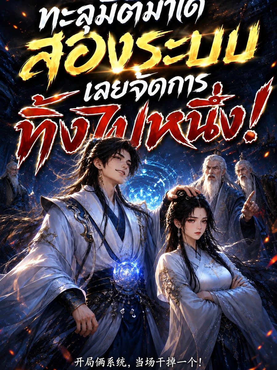 ปก ทะลุมิติมาได้สองระบบ เลยจัดการทิ้งไปหนึ่ง!