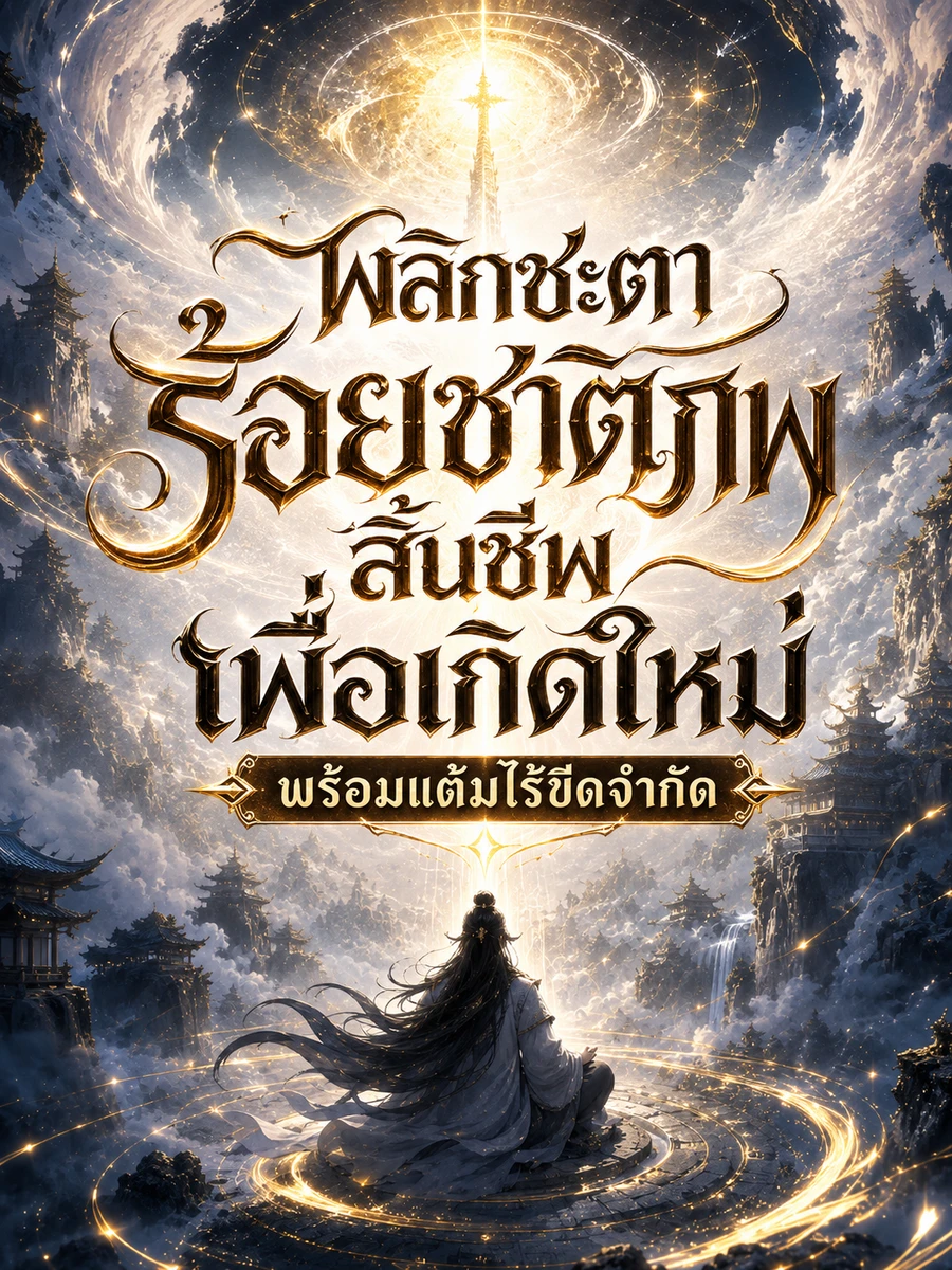 ปก พลิกชะตาร้อยชาติภพ สิ้นชีพเพื่อเกิดใหม่พร้อมแต้มไร้ขีดจํากัด