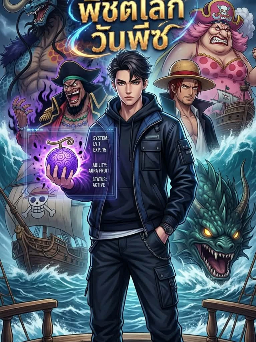 ปก (ฟรี 100 ตอน) อัพระบบพิชิตโลกวันพีช (จบแล้ว)