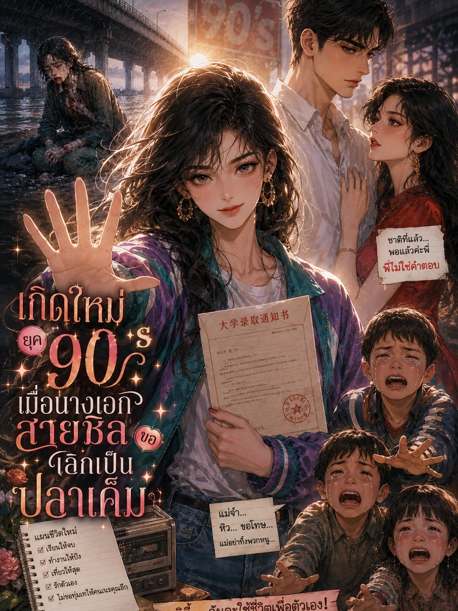 ปก [จบแล้ว] เกิดใหม่ยุค 90: เมื่อนางเอกสายชิลขอเลิกเป็นปลาเค็ม