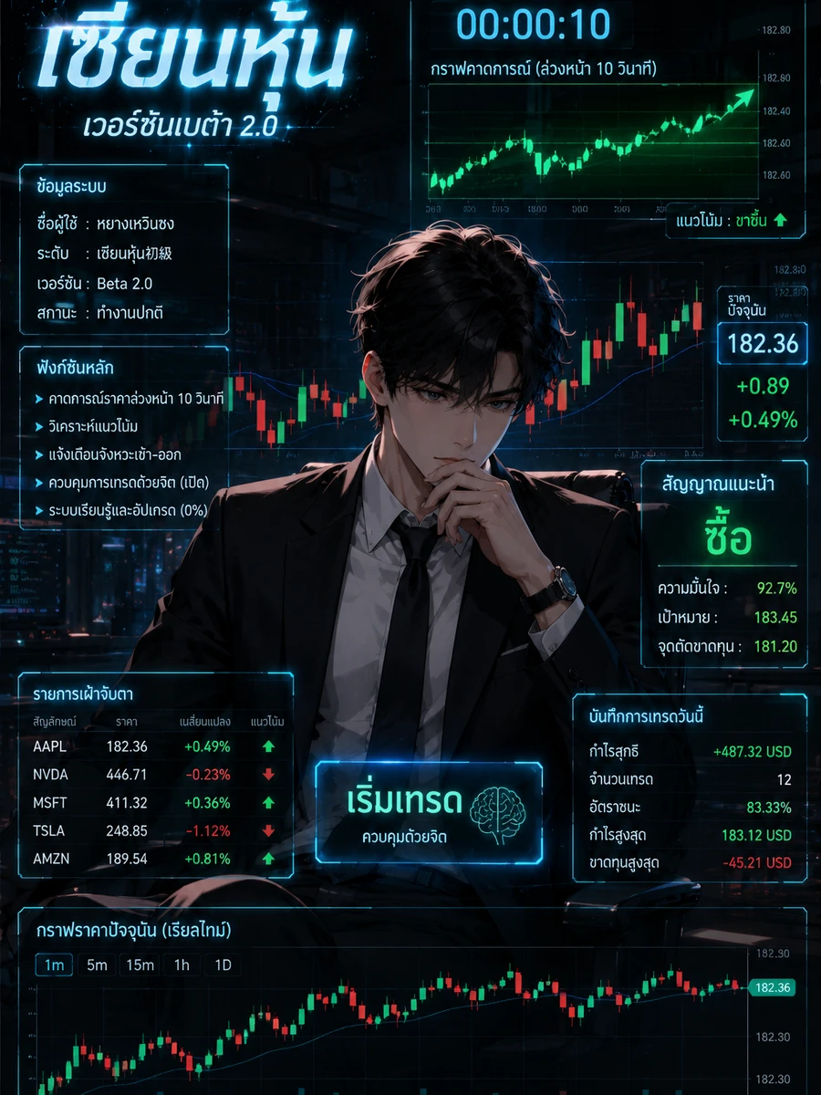 ปก อย่าเรียกผมว่าเซียนหุ้นเลย: ระบบอัจฉริยะเซียนหุ้น