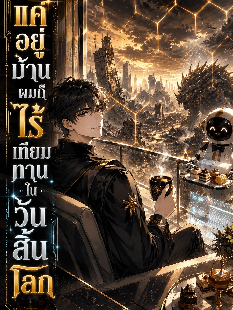 ปก แค่อยู่บ้านผมก็ไร้เทียมทานในวันสิ้นโลก