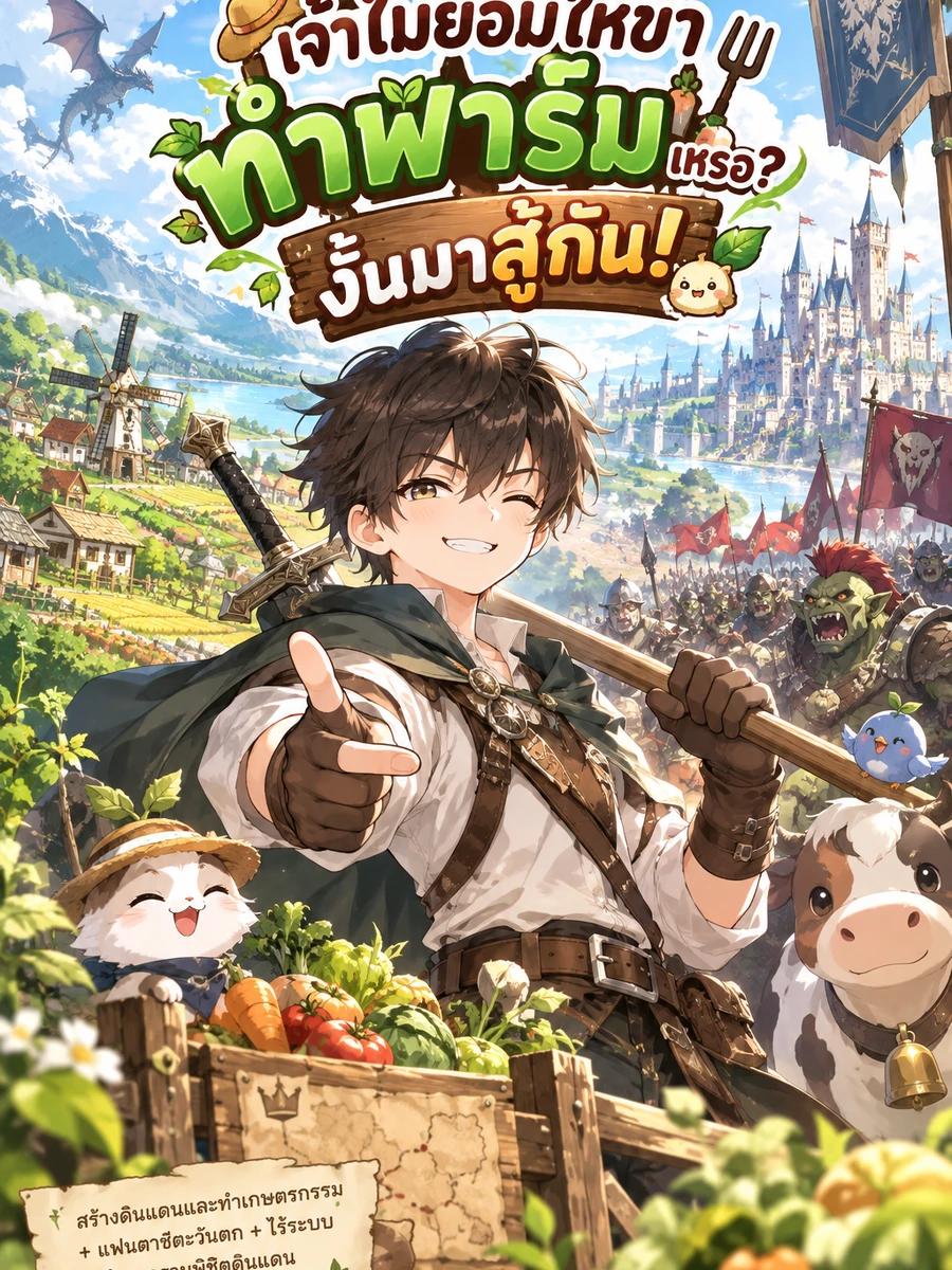 ปก (ฟรี 200) เจ้าไม่ยอมให้ข้าทําฟาร์มเหรอ? งั้นมาสู้กัน!