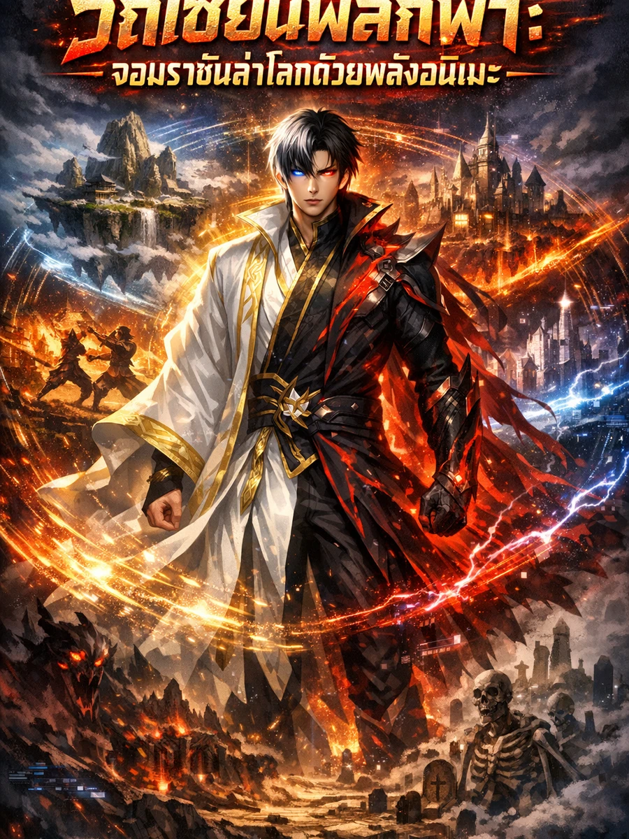 ปก วิถีเซียนพลิกฟ้า: จอมราชันล่าโลกด้วยพลังอนิเมะ