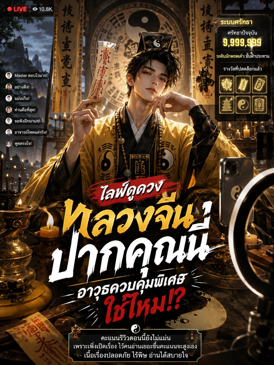 ปก ผมเป็นนักบวชเต๋า แต่ไลฟ์สตรีมจนคนทั้งโลกงง