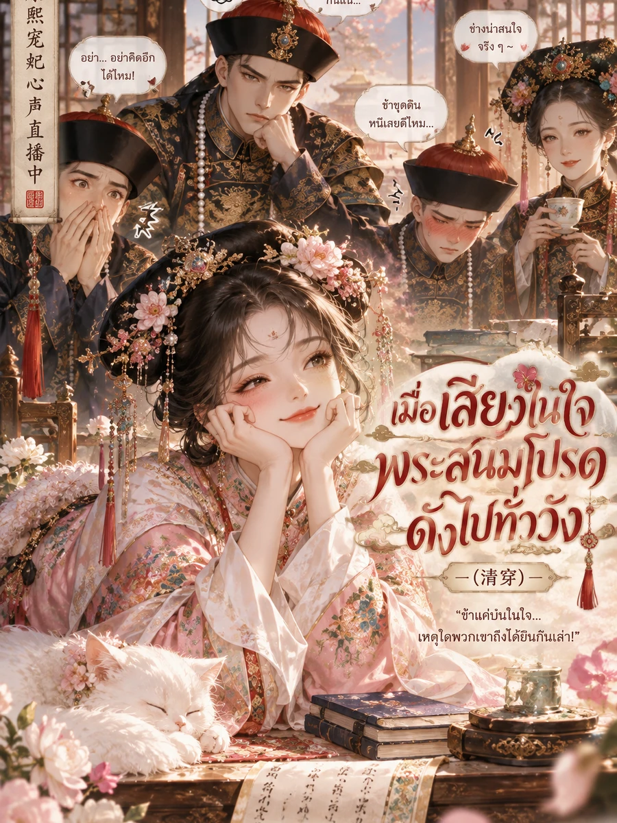 ปก เมื่อเสียงในใจพระสนมโปรดดังไปทั่ววัง