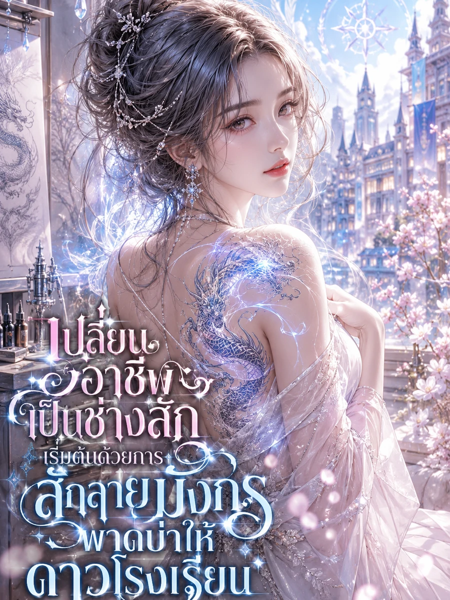 ปก เปลี่ยนอาชีพเป็นช่างสัก เริ่มต้นด้วยการสักลายมังกรพาดบ่าให้ดาวโรงเรียน