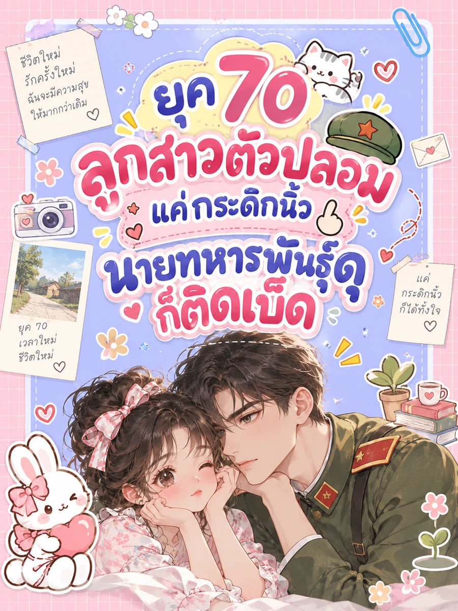 ปก (จบแล้ว) ยุค 70 ลูกสาวตัวปลอมแค่กระดิกนิ้ว นายทหารพันธุ์ดุก็ติดเบ็ด