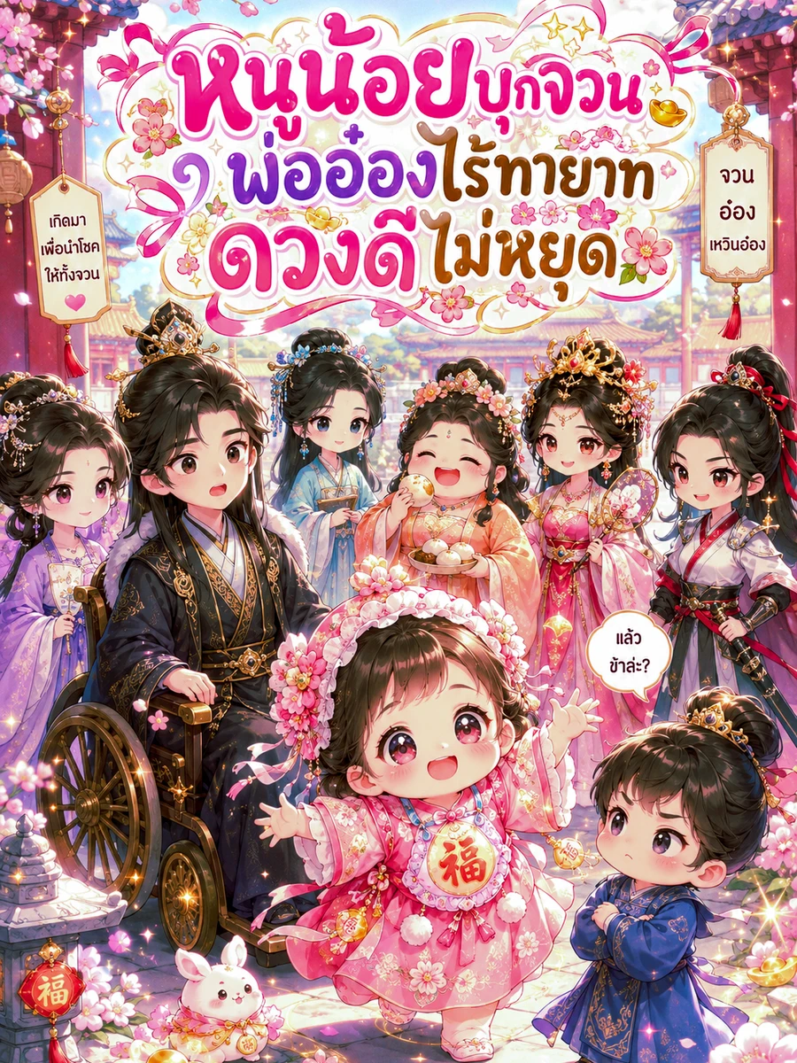 ปก [จบแล้ว] หนูน้อยบุกจวน พ่ออ๋องไร้ทายาทดวงดีไม่หยุด