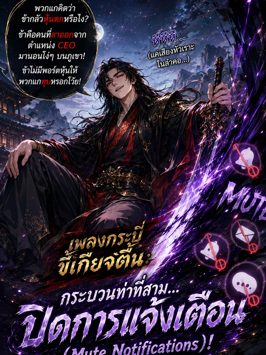 ปก เกิดใหม่เป็นทายาทพรรคมารสายชิลล์ (ที่ดันโหดระดับพระเจ้า)