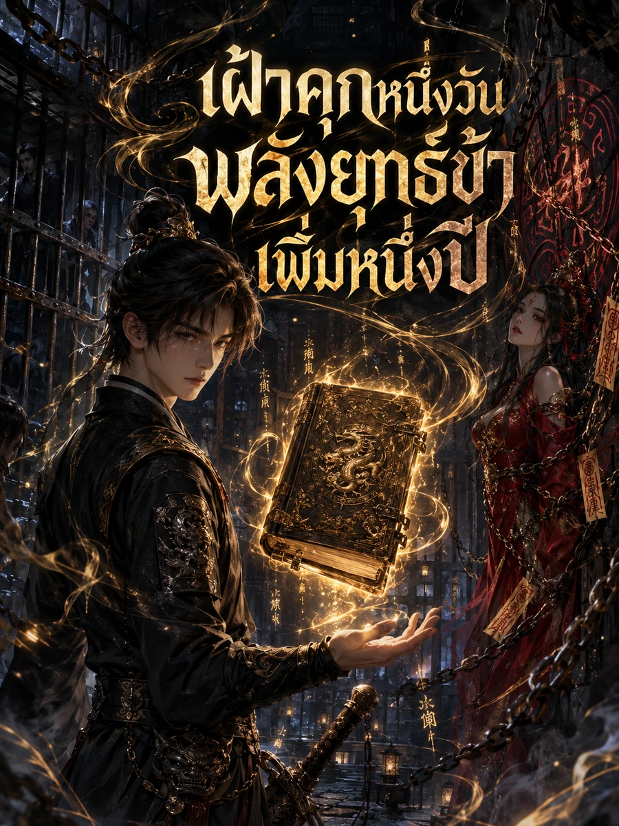 ปก เฝ้าคุกหนึ่งวัน พลังยุทธ์ข้าเพิ่มหนึ่งปี