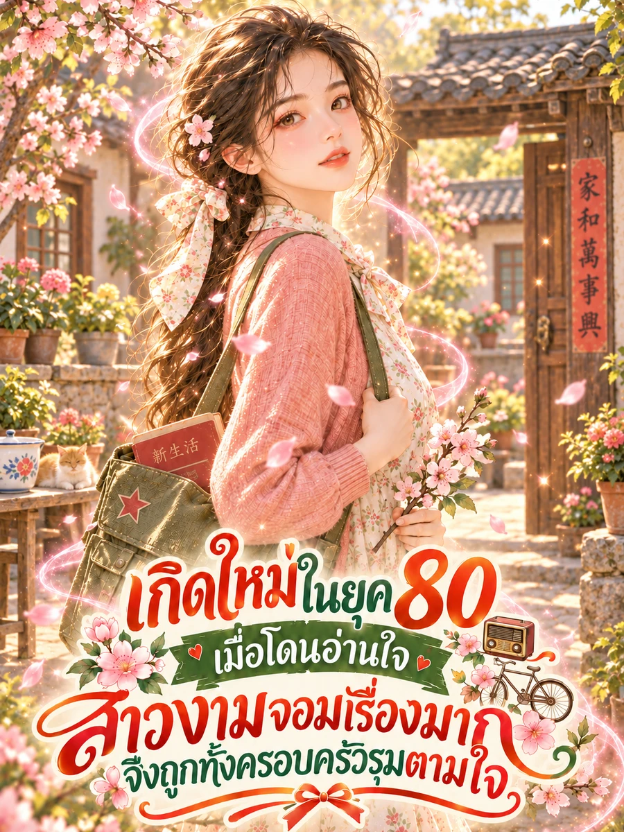 ปก [จบแล้ว] เกิดใหม่ในยุค 80 เมื่อโดนอ่านใจ สาวงามจอมเรื่องมากจึงถูกทั้งครอบครัวรุมตามใจ