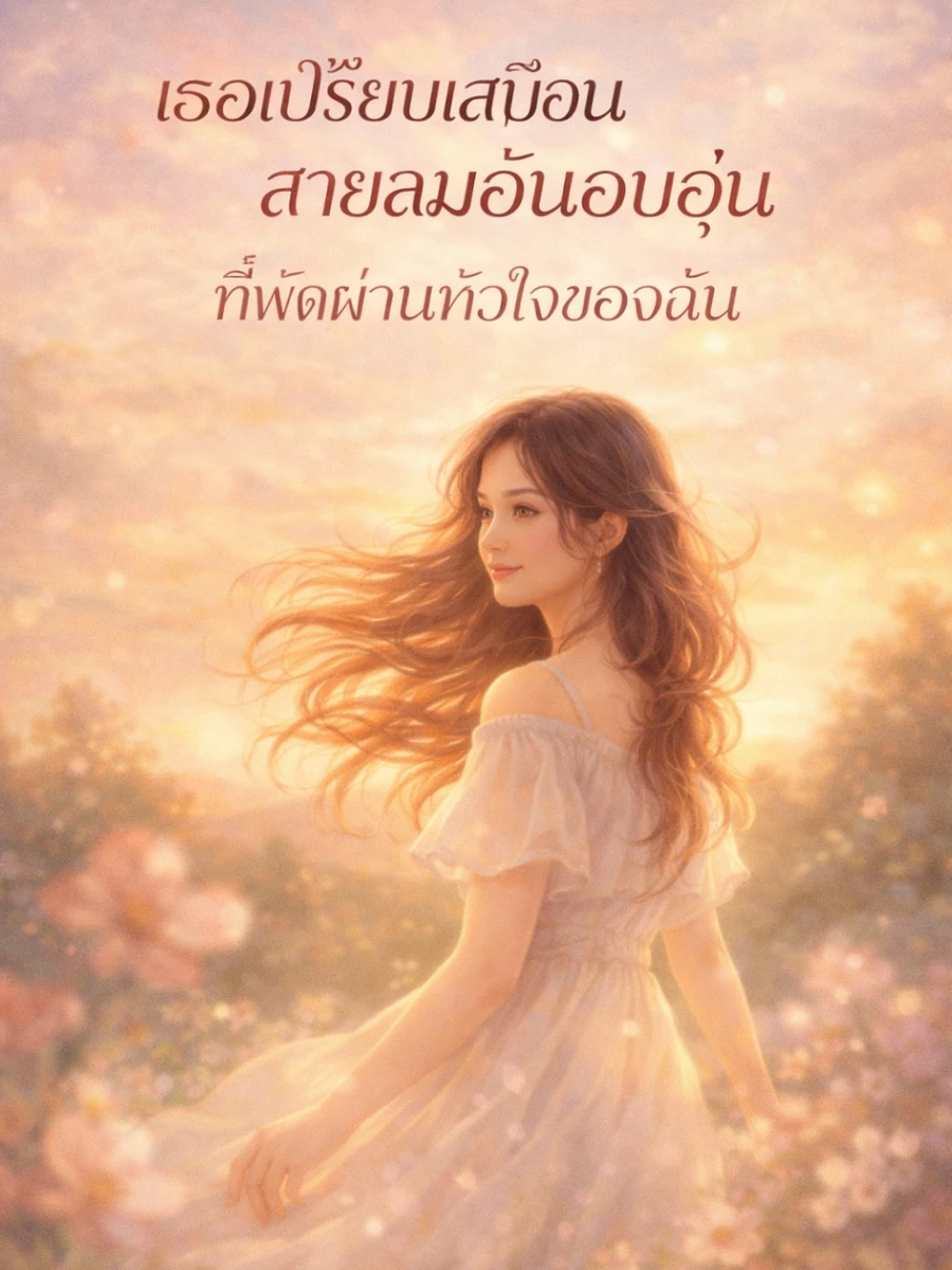 ปก เธอเปรียบเสมือนสายลมอันอบอุ่นที่พัดผ่านหัวใจของฉัน