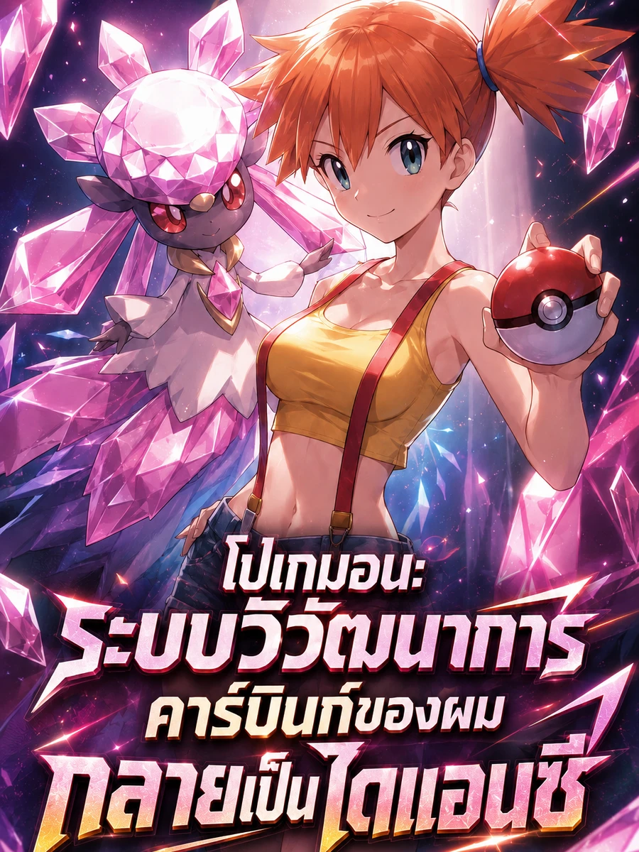 ปก โปเกมอน: ระบบวิวัฒนาการ เมเลซีของผมกลายเป็นไดแอนซี
