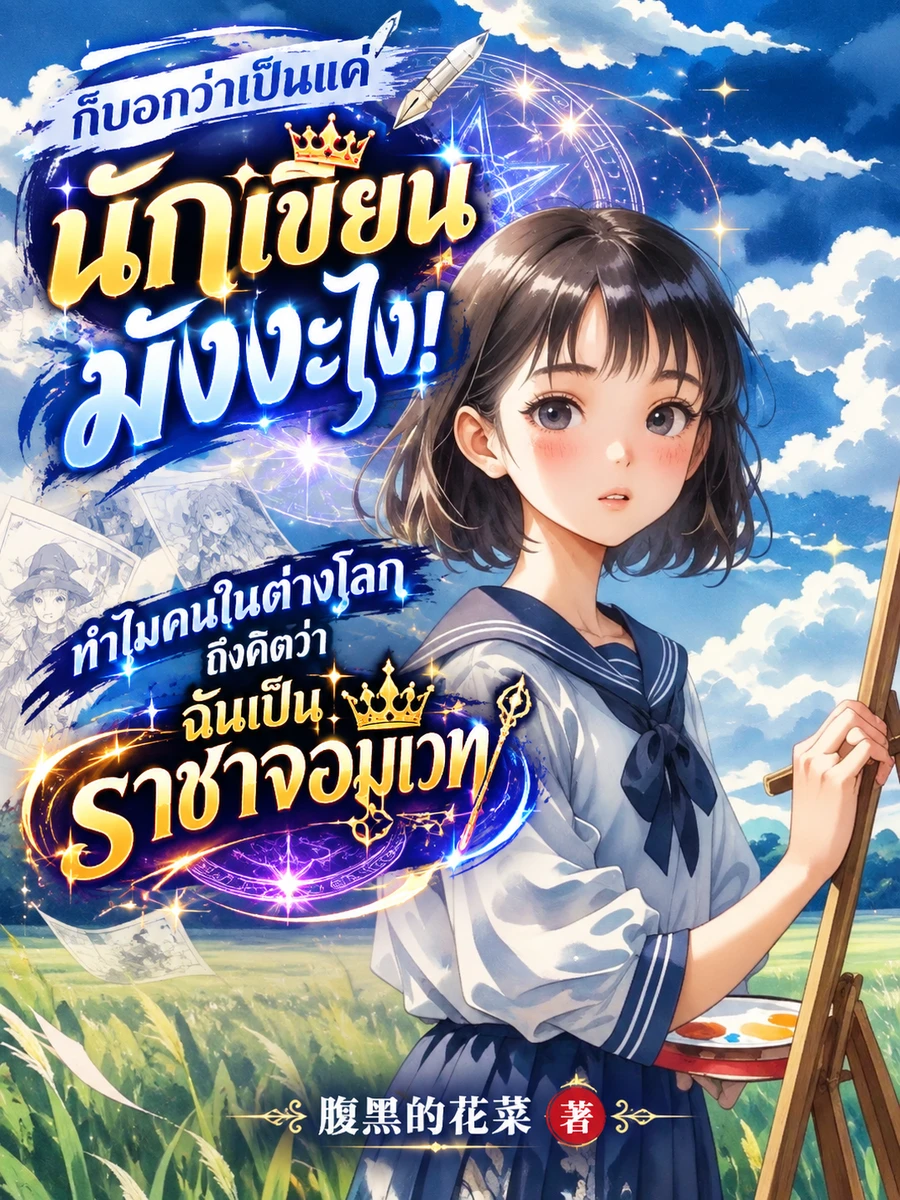 ปก ก็บอกว่าเป็นแค่นักเขียนมังงะไง! ทําไมคนในต่างโลกถึงคิดว่าฉันเป็นราชาจอมเวท
