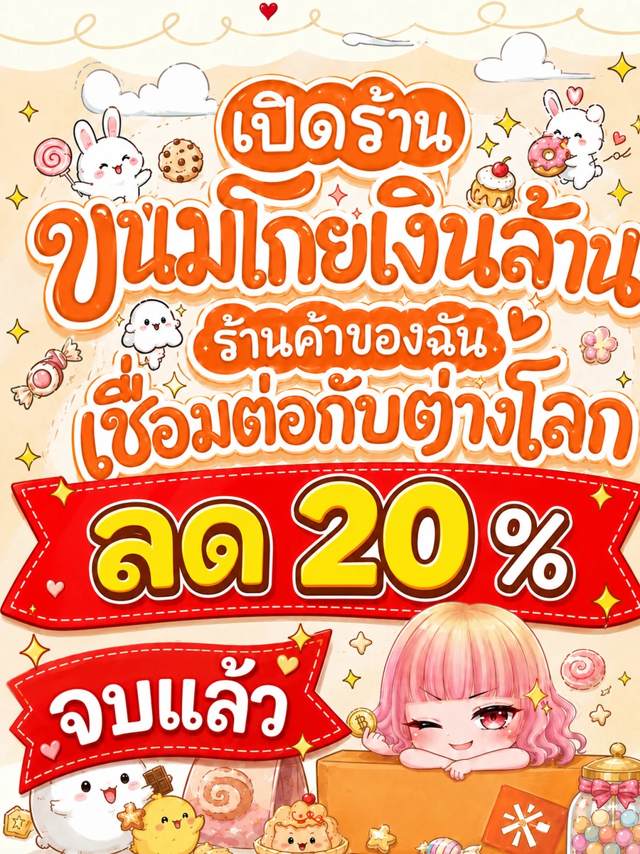 ปก [จบแล้ว]เปิดร้านขนมโกยเงินล้าน ร้านค้าขอฉัน เชื่อมต่อกับต่างโลก