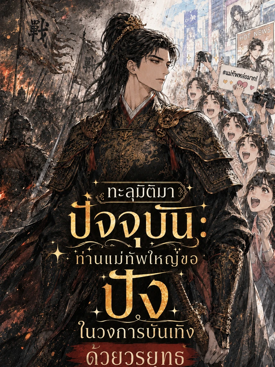 ปก ทะลุมิติมาปัจจุบัน: ท่านแม่ทัพใหญ่ขอปังในวงการบันเทิงด้วยวรยุทธ์