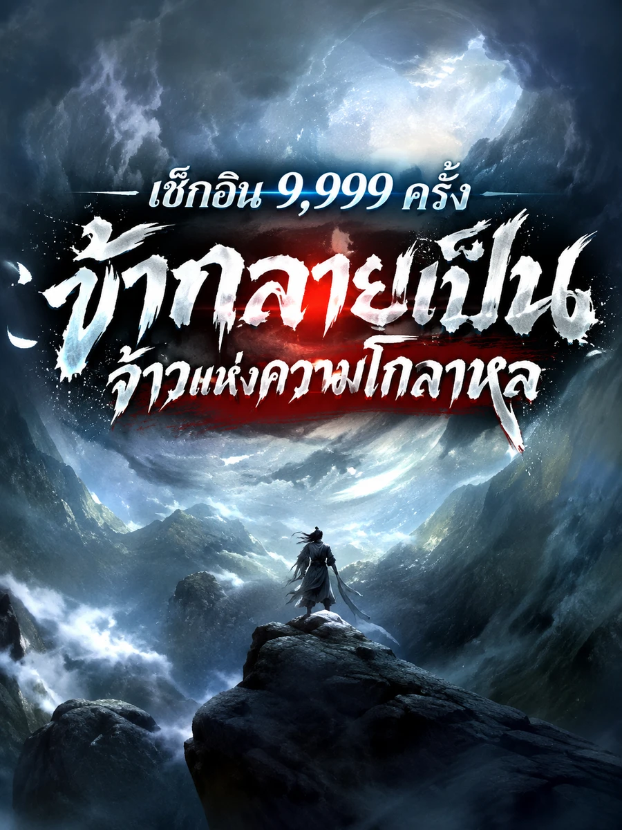 ปก (จบแล้ว) เช็กอิน 9,999 ครั้ง ข้ากลายเป็นจ้าวแห่งความโกลาหล