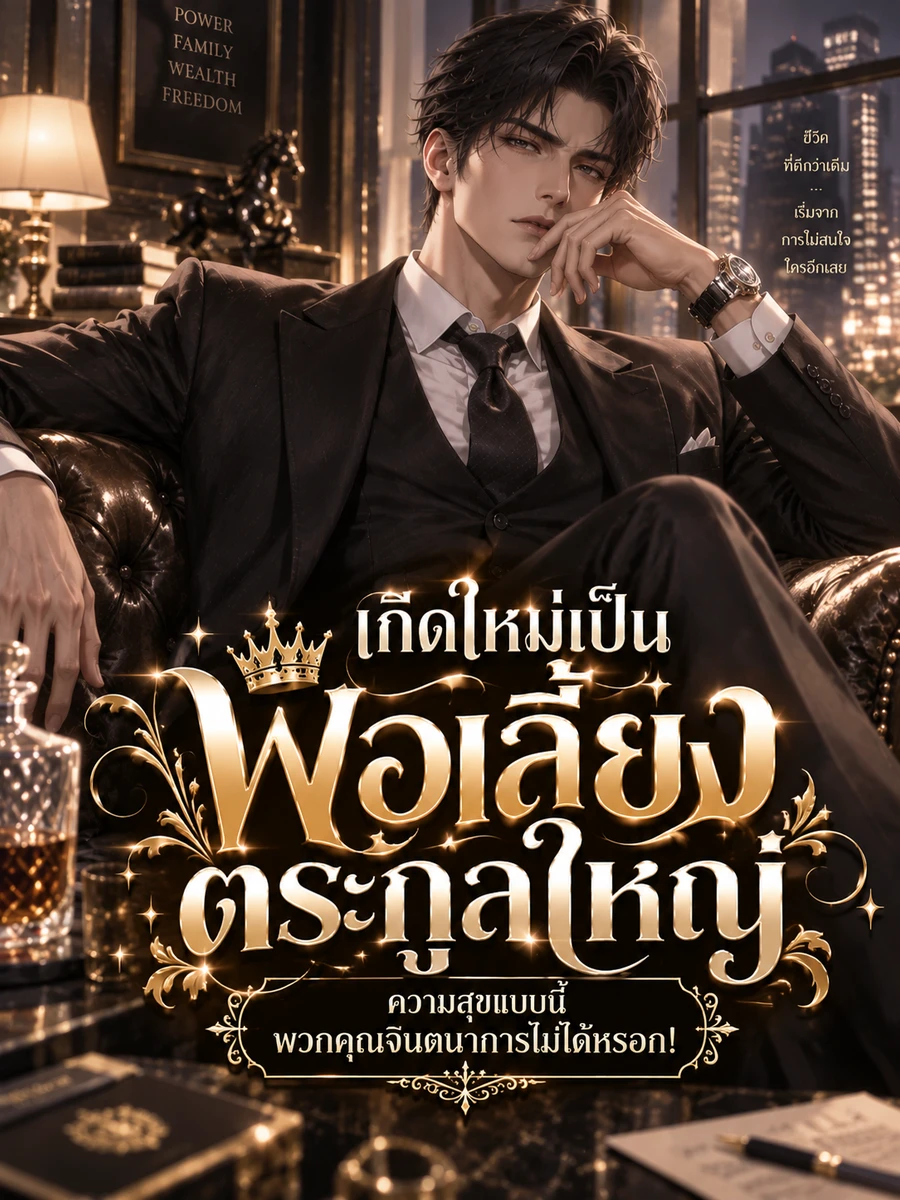 ปก เกิดใหม่เป็นพ่อเลี้ยงตระกูลใหญ่ ความสุขแบบนี้พวกคุณจินตนาการไม่ได้หรอก!