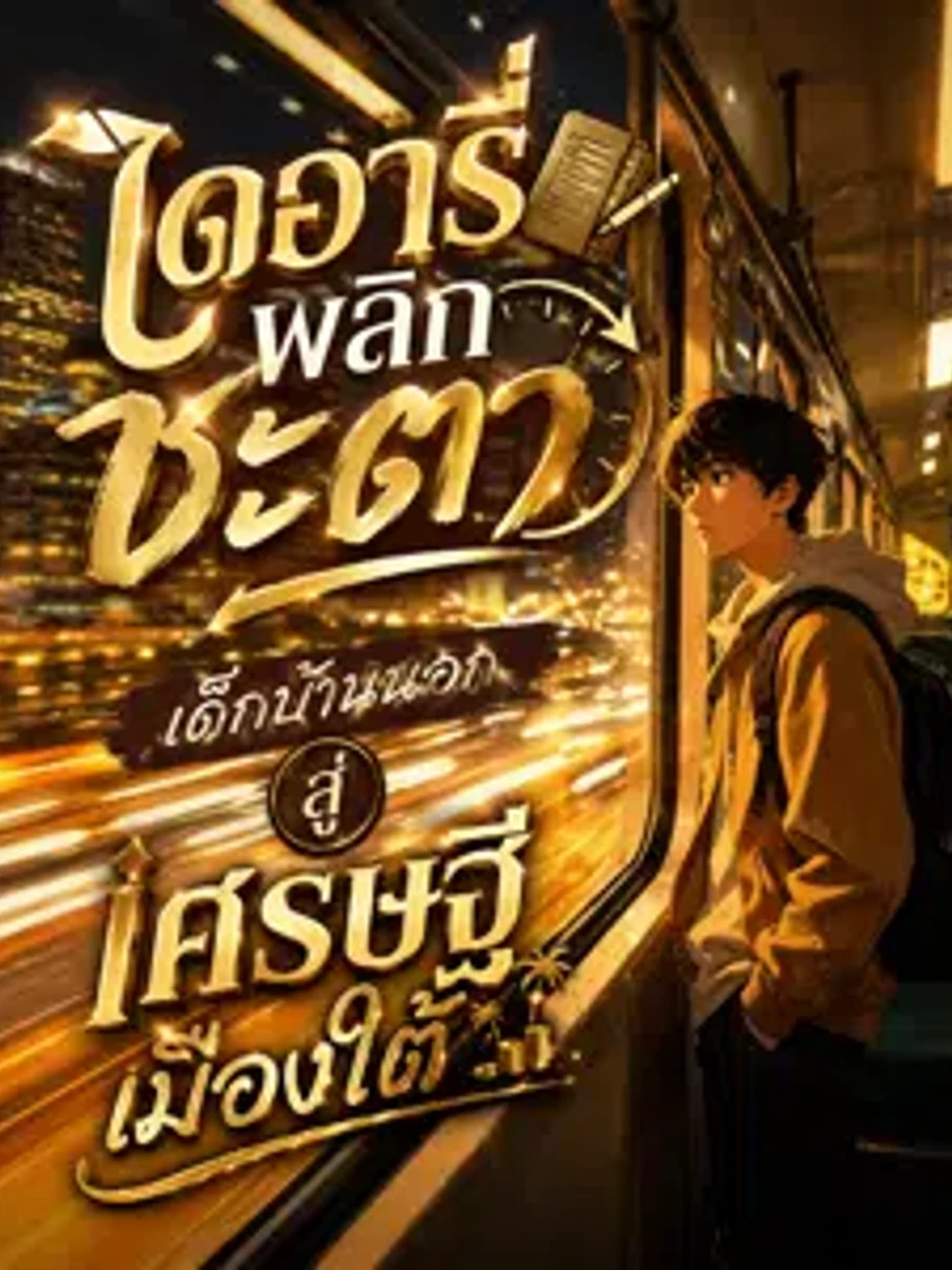 ปก ไดอารี่พลิกชะตา: เด็กบ้านนอกสู่เศรษฐีเมืองใต้