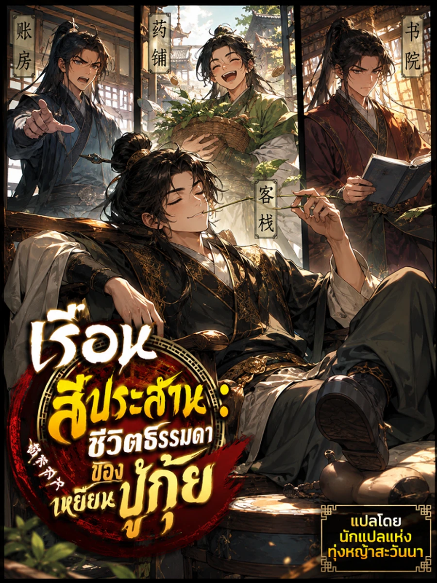 ปก เรือนสี่ประสาน: ชีวิตธรรมดาของเหยียนปู้กุ้ย