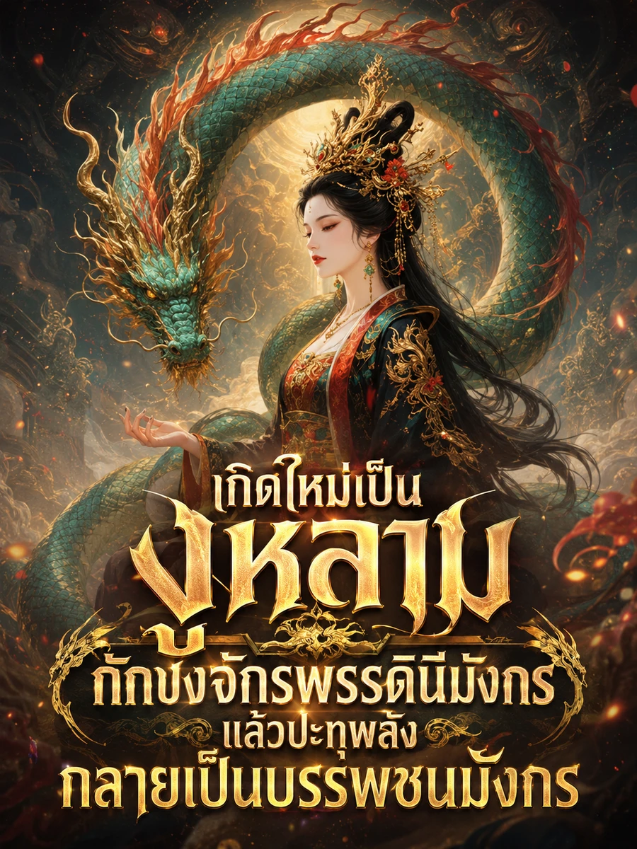ปก เกิดใหม่เป็นงูหลาม กักขังจักรพรรดินีมังกรแล้วปะทุพลังกลายเป็นบรรพชนมังกร