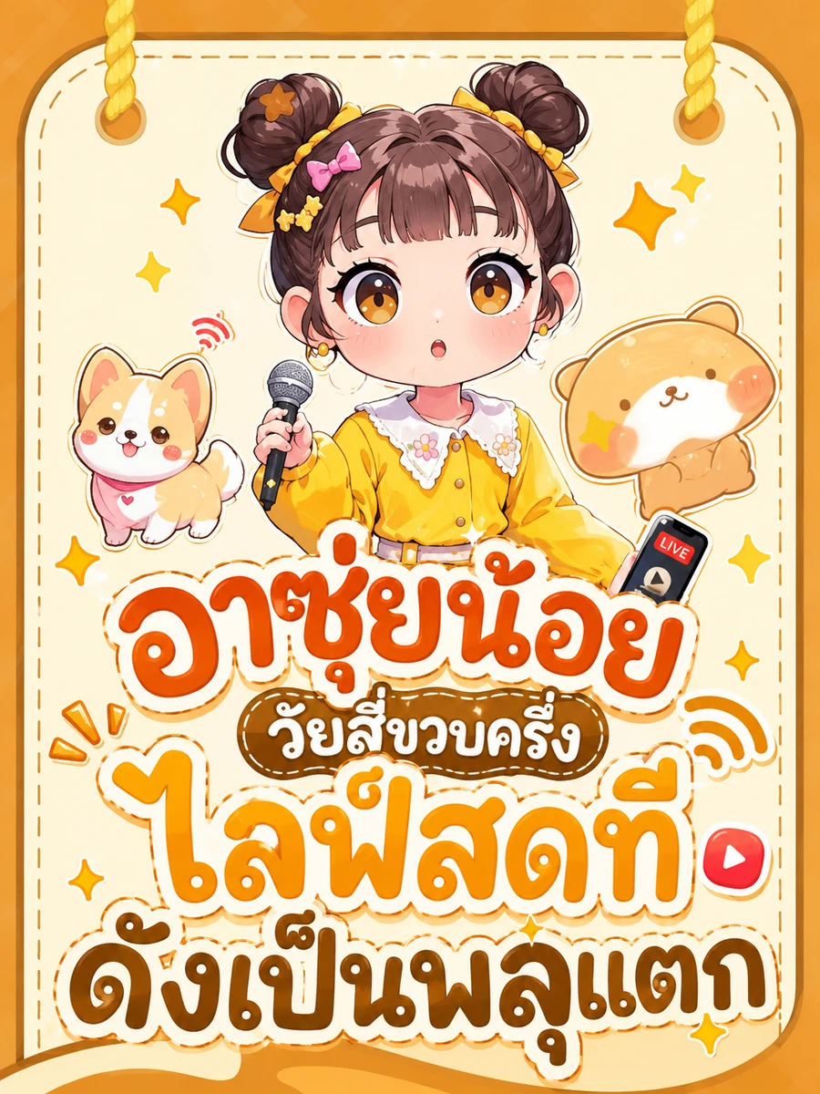ปก [จบแล้ว] อาซุ่ยน้อยวัย 4 ขวบครึ่ง ไลฟ์สดทีดังเป็นพลุแตก