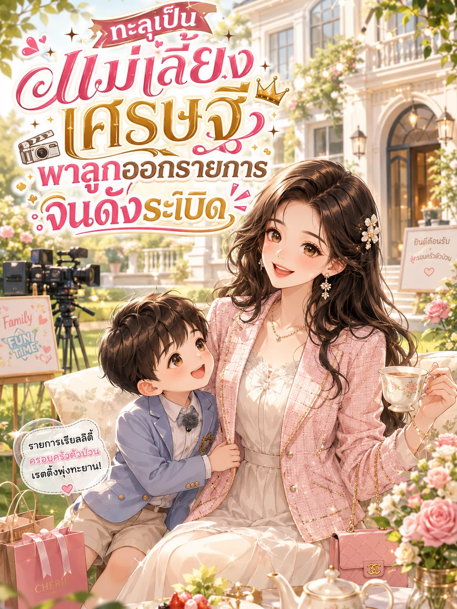 ปก [จบแล้ว] ทะลุเป็นแม่เลี้ยงเศรษฐี พาลูกออกรายการจนดังระเบิด