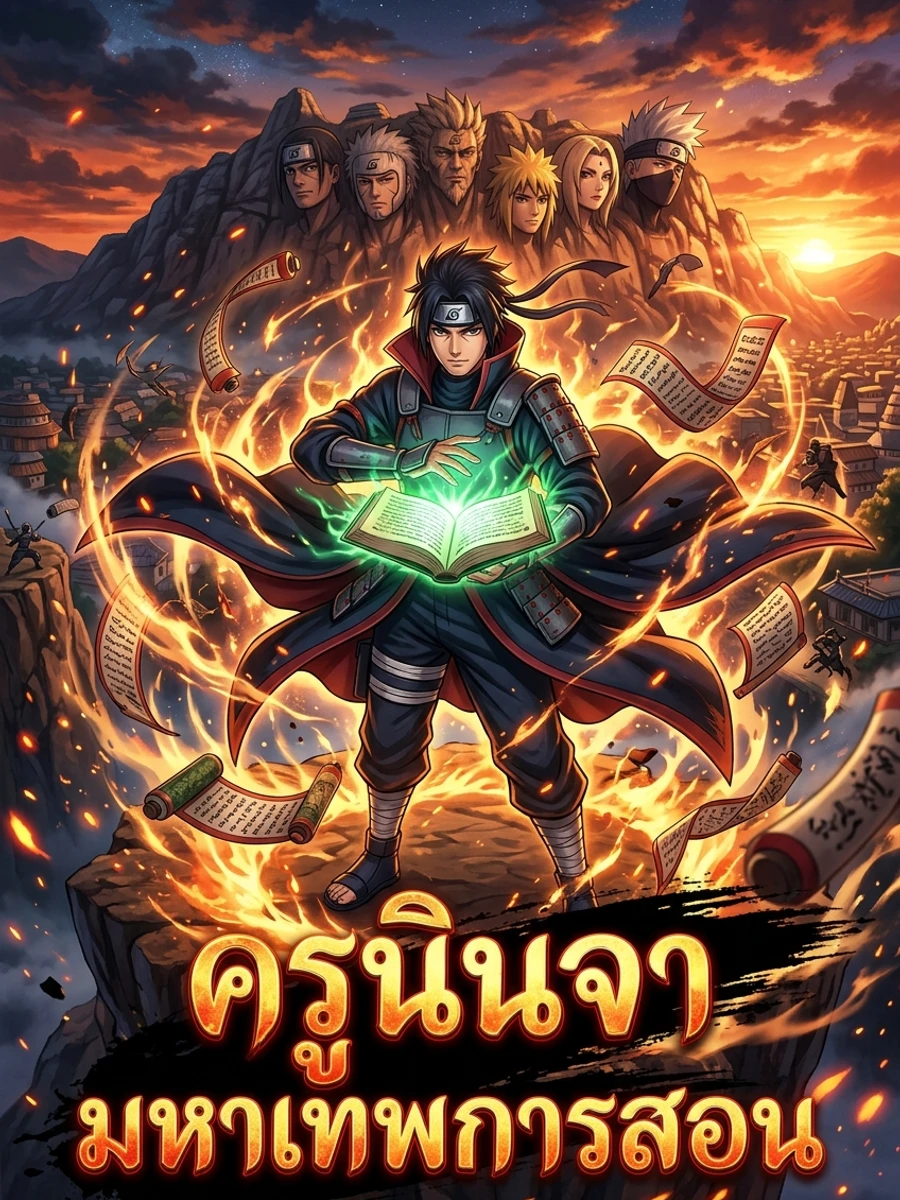 ปก ครูนินจามหาเทพการสอน