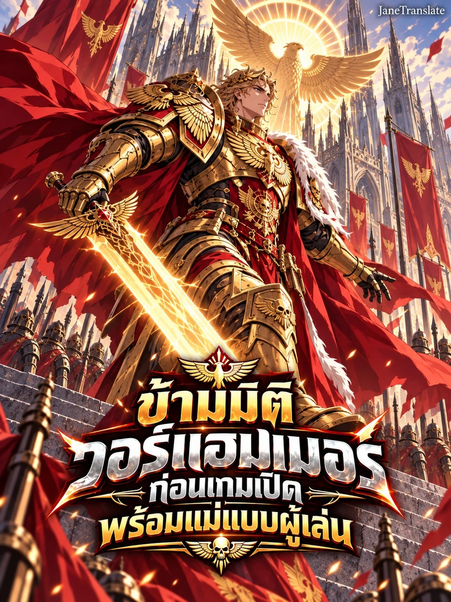 ปก ข้ามมิติวอร์แฮมเมอร์ก่อนเกมเปิด พร้อมแม่แบบผู้เล่น
